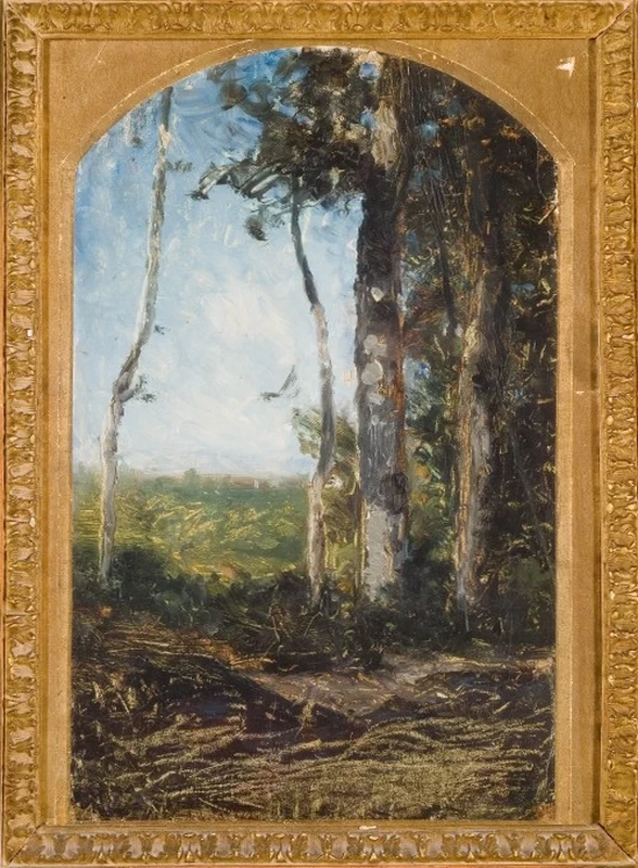 Luce sugli alberi, 1868 - Galleria d’Arte Moderna Ricci Oddi, Piacenza